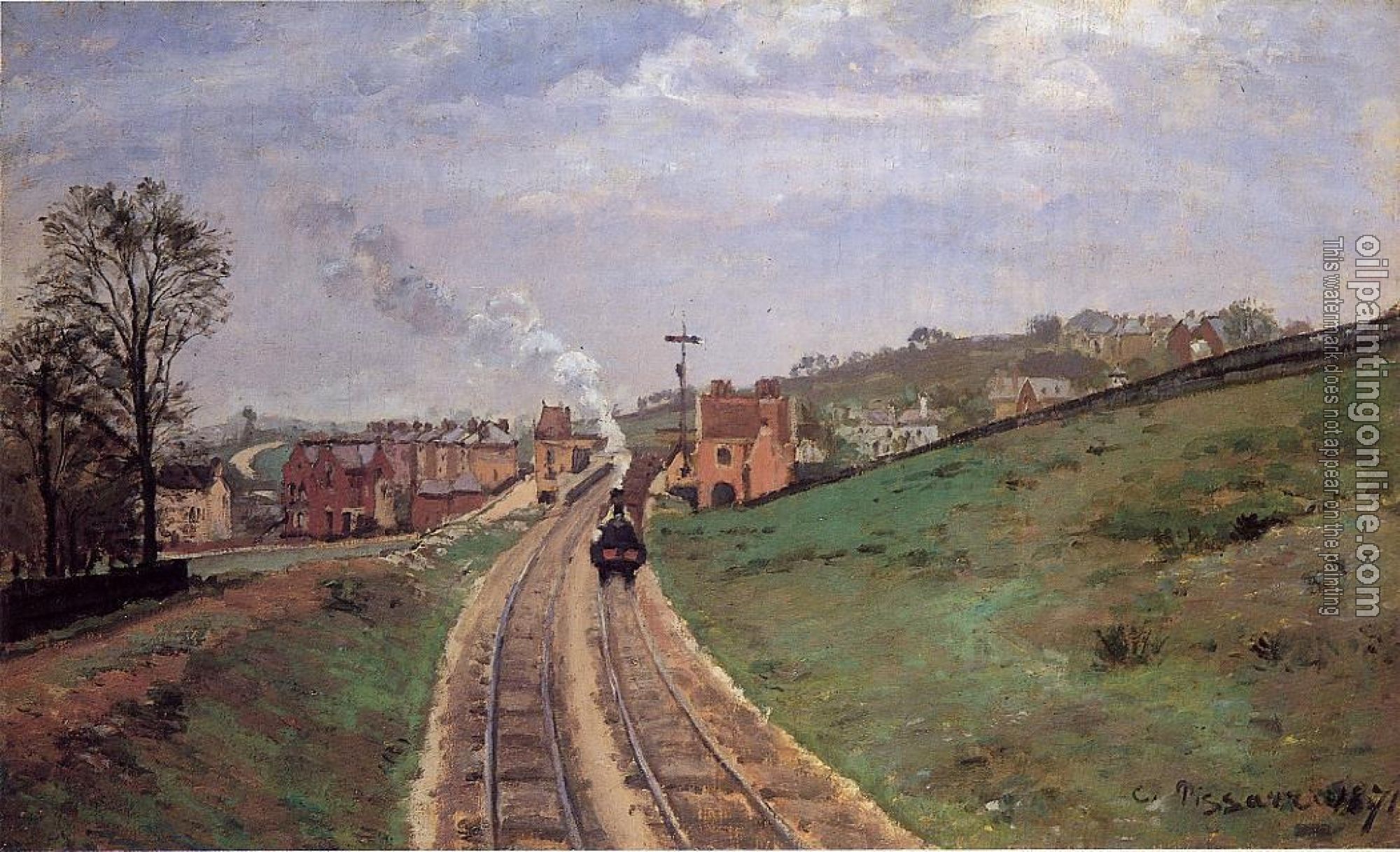 Pissarro, Camille - Lordship Lane Station, Dulwich